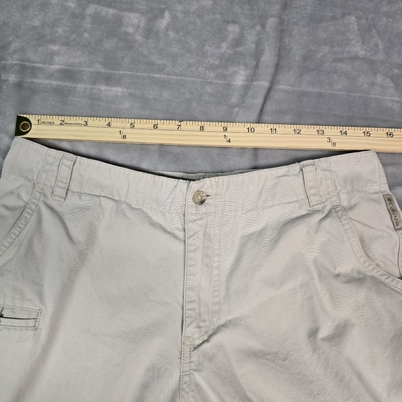 Columbia Off White Cropped Capris Womens Size 10 - Picture 6 of 9